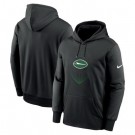 Men's New York Jets Black Icon Performance Pullover Hoodie