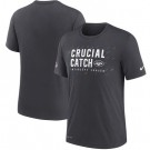 Men's New York Jets Charcoal 2021 Crucial Catch Performance T-Shirt
