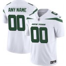 Men's New York Jets Customized Limited White FUSE Vapor Jersey