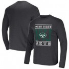 Men's New York Jets Dark Gray NFL x Darius Rucker Collection Long Sleeve T Shirt