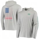 Men's New York Jets Gray Vineyard Vines Hoodie Long Sleeve T Shirt