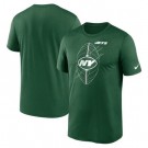 Men's New York Jets Green Legend Icon Performance T Shirt