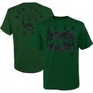 Men's New York Jets Green Liquid Camo Logo T Shirt