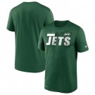 Men's New York Jets Green Sideline Impact Legend Performance T Shirt 534