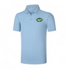 Men's New York Jets Light Blue Eclipse Polo