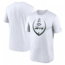 Men's New York Jets White Icon Legend Performance T Shirt