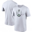 Men's New York Jets White Icon Performance T-Shirt