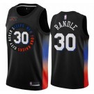 Men's New York Knicks #30 Julius Randle Black 2021 City Icon Hot Press Jersey