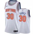 Men's New York Knicks #30 Julius Randle White Icon Hot Press Jersey