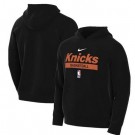 Men's New York Knicks Black 2022 Legend On Court Practice Performance Pullover Hoodie