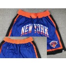 Men's New York Knicks Blue 2023 City Just Don Shorts