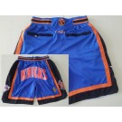 Men's New York Knicks Blue Just Don Swingman Shorts