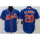 Men's New York Mets #20 Pete Alonso Blue 2020 Cool Base Jersey