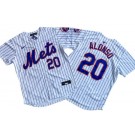 Men's New York Mets #20 Pete Alonso White Limited Jersey