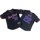 Men's New York Mets #22 Juan Soto Black Alternate Limited Jersey