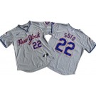 Men's New York Mets #22 Juan Soto Gray Alternate Limited Jersey