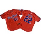 Men's New York Mets #22 Juan Soto Orange Alternate Limited Jersey