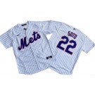 Men's New York Mets #22 Juan Soto White Cool Base Jersey