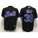 Men's New York Mets #39 Edwin Diaz Black Cool Base Jersey