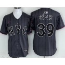 Men's New York Mets #39 Edwin Diaz Gray 2024 City Connect Cool Base Jersey