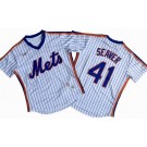 Men's New York Mets #41 Tom Seaver White Cooperstown Collection Jersey