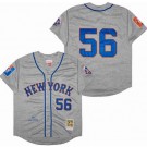 Men's New York Mets #56 Tug McGraw Gray 1965 Throwback Jersey