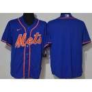 Men's New York Mets Blank Blue 2020 Cool Base Jersey