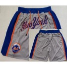 Men's New York Mets Blank Gray Just Don Shorts