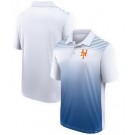 Men's New York Mets White Blue Sandlot Game Polo