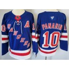 Men's New York Rangers #10 Artemi Panarin Blue Authentic Jersey