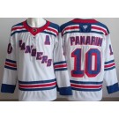 Men's New York Rangers #10 Artemi Panarin White Authentic Jersey