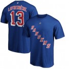 Men's New York Rangers #13 Alexis Lafreniere Blue Printed T Shirt 112287