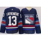 Men's New York Rangers #13 Alexis Lafreniere Navy Alternate Authentic Jersey