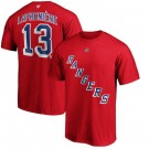 Men's New York Rangers #13 Alexis Lafreniere Red Printed T Shirt 112286