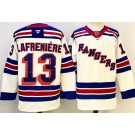 Men's New York Rangers #13 Alexis Lafreniere White Authentic Jersey