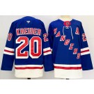 Men's New York Rangers #20 Chris Kreider Blue Authentic Jersey