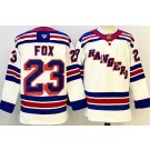 Men's New York Rangers #23 Adam Fox White Authentic Jersey