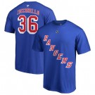 Men's New York Rangers #36 Mats Zuccarello Blue Printed T Shirt 112071