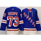 Men's New York Rangers #73 Matt Rempe Blue Authentic Jersey