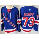 Men's New York Rangers #73 Matt Rempe Blue Authentic Jersey