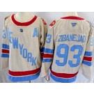 Men's New York Rangers #93 Mika Zibanejad Cream 2026 Winter Classic Authentic Jersey