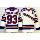 Men's New York Rangers #93 Mika Zibanejad White Authentic Jersey