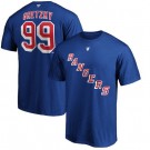Men's New York Rangers #99 Wayne Gretzky Blue Printed T Shirt 112262