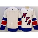 Men's New York Rangers Blank White 2024 Stadium Series Authentic Jersey