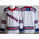 Men's New York Rangers Blank White Authentic Jersey