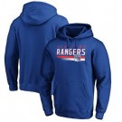 Men's New York Rangers Blue Staggered Stripe Pullover Hoodie