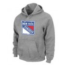 Men's New York Rangers Gray Printed Pullover Hoodie
