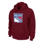 Men's New York Rangers Red Printed Pullover Hoodie
