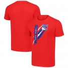 Men's New York Rangers Starter Red Color Scratch T Shirt