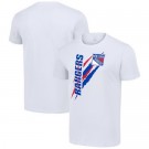Men's New York Rangers Starter White Color Scratch T Shirt